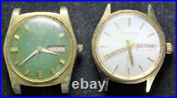 (10) Automatic Self-Winding Mens Watch Lot Benrus Timex Parts/Repair Lot 2