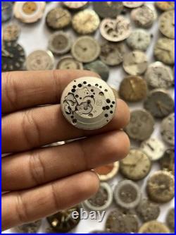 100 Vintage Watch Movements Lot Automatic Manual Mixed Brands Parts Repair Scrap