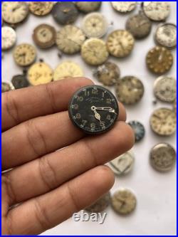 100 Vintage Watch Movements Lot Automatic Manual Mixed Brands Parts Repair Scrap
