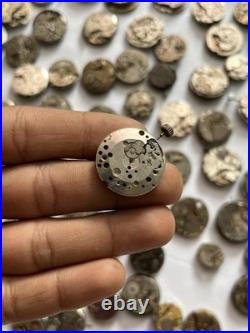100 Vintage Watch Movements Lot Automatic Manual Mixed Brands Parts Repair Scrap