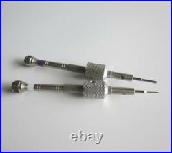 10PCS Set Watch Repair Screwdriver Weight Sleeves Wooden Box Durable Spare Parts