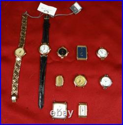 10pc Wristwatch Lot, Lady's, Michel Herbelin, France (For Parts or Repair) 10pc Wristwatch Lot, Lady's, Michel Herbelin, France (For Parts or Repair)