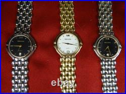 10pc Wristwatch Lot, Men's, Simon Chang, France, Parts or Repair