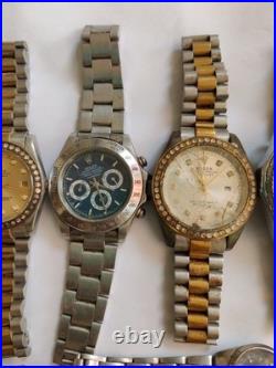 11x Automatic VTG Watches Lot-Mixed Brands-Untested-Good Movements Parts/Repair