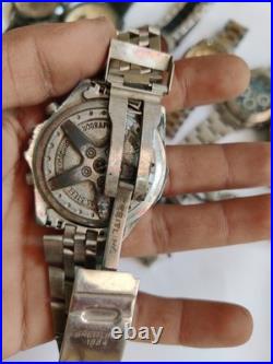 11x Automatic VTG Watches Lot-Mixed Brands-Untested-Good Movements Parts/Repair