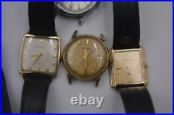 12 AMAZING Vintage Watch Collection Lot AS-IS. Part Parts/Repair
