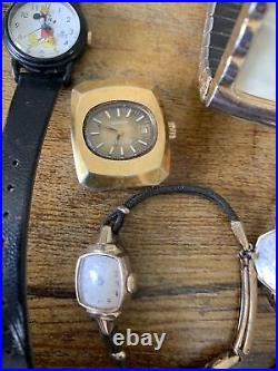 12- Antique Vintage Ladies Watches Repair/Parts Incl Art Deco 14k Gold Longines