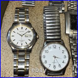 13-Qty Watch Lot for Parts Repair Seiko Suunto Michael Kors Denver Some Runners