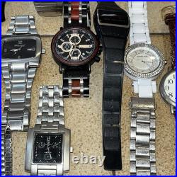 13-Qty Watch Lot for Parts Repair Seiko Suunto Michael Kors Denver Some Runners
