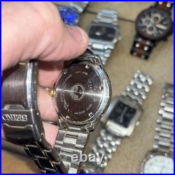 13-Qty Watch Lot for Parts Repair Seiko Suunto Michael Kors Denver Some Runners