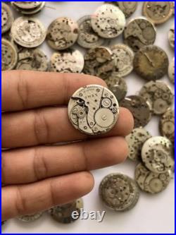 130x Vintage Watch Movements Lot Mixed Mechanical Automatic Manual Parts Repair