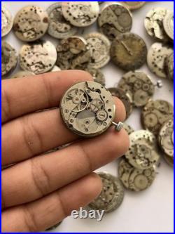 130x Vintage Watch Movements Lot Mixed Mechanical Automatic Manual Parts Repair