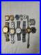 13x Vintage Mechanical Watch Movements For Parts or Repair Mixed Jewels or Brand