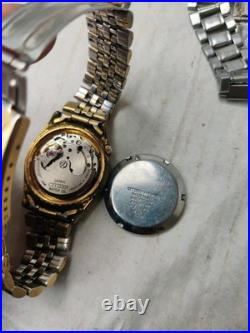 13x Vintage Mechanical Watch Movements For Parts or Repair Mixed Jewels or Brand