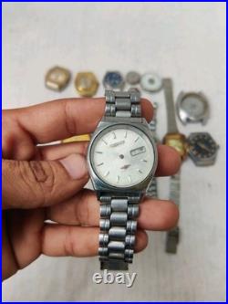 13x Vintage Mechanical Watch Movements For Parts or Repair Mixed Jewels or Brand