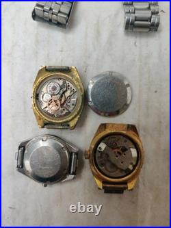 13x Vintage Mechanical Watch Movements For Parts or Repair Mixed Jewels or Brand