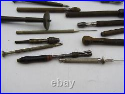 14ct LOT OF K&D PIN/SLIDE VICES STAKING TOOL FOR WATCH REPAIR SWISS/UNMARKED w24