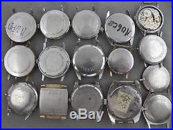 16 Vintage Men's Caravelle, Bulova Watches for Parts or Repair, No Res Auction