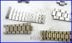 18-22mm RANGE SEIKO & CITIZEN STAINLESS STEEL BANDS WATCH PARTS REPAIR LOT W64