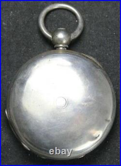 1871 Waltham PS Bartlett 18s 11j Pocket Watch Coin Silver Hunter Parts/Repair