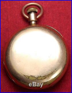 1873 Elgin JT Ryerson Grade 55 18s 7j Pocket Watch Hunter Case Parts/Repair