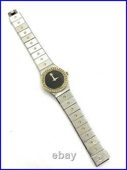 18K Gold Diamond Bezel 22.9mm Movado Watch For Parts Or Repair