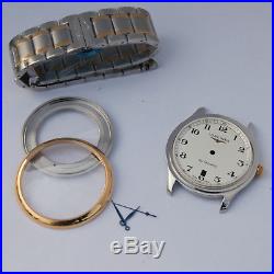 18k gold plated watch repair parts for fix watch case kit FIT 2892 movement
