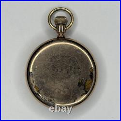 1904 Illinois Sangamo 16s 21j Railroad Gold Filled Pocket Watch PARTS/REPAIR