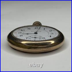1904 Illinois Sangamo 16s 21j Railroad Gold Filled Pocket Watch PARTS/REPAIR