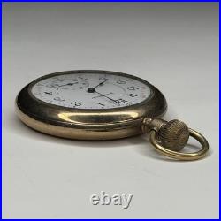 1904 Illinois Sangamo 16s 21j Railroad Gold Filled Pocket Watch PARTS/REPAIR