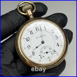 1904 Illinois Sangamo 16s 21j Railroad Gold Filled Pocket Watch PARTS/REPAIR