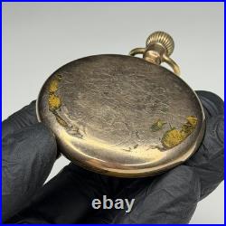 1904 Illinois Sangamo 16s 21j Railroad Gold Filled Pocket Watch PARTS/REPAIR