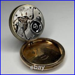 1904 Illinois Sangamo 16s 21j Railroad Gold Filled Pocket Watch PARTS/REPAIR