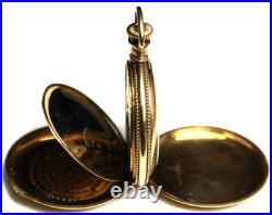 1904 Waltham Seaside 0s 7j Gold Filled Hunter Pocket Watch Parts/Repair