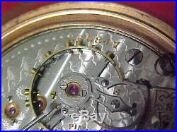 1907 Hamilton 21 Jewel Pocket Watch Model 940 18 Size LS SW For Parts or Repair
