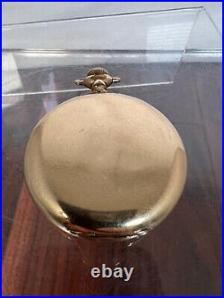 1908 E Howard Watch Co. 19j Antique Pocket Watch Parts or Repair Only Runs Read