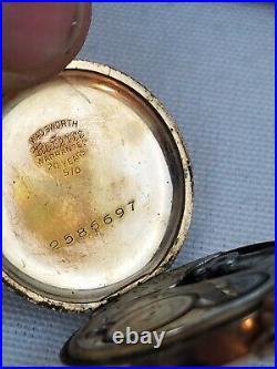 1916 Lady Elgin wrist Watch w BOX case sz 5/0 20yr case grade 432 repair parts