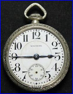 1918 Waltham Grade 645 16s 21j LS Pocket Watch RAILROAD Parts/Repair