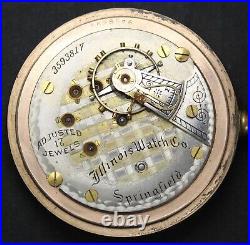 1919 Illinois Grade 89 18s 17j LS Pocket Watch Parts/Repair