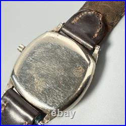 1920's Elgin Cushion Trench Military WWI Cushion Manual Wind FOR PARTS / REPAIR