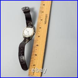 1920's Elgin Cushion Trench Military WWI Cushion Manual Wind FOR PARTS / REPAIR