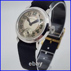 1928 Waltham Trench Watch 3/0s Grade 361 For Parts Or Repair Stainless Steel 1928 Waltham Trench Watch 3/0s Grade 361 For Parts Or Repair Stainless Steel
