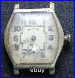 1929 Illinois Grade 24 17j 38mm Mens Wrist Watch Military-Style Parts/Repair