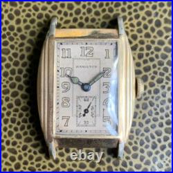 1934 Hamilton Drake 987F 10K Gold Filled Wristwatch for PARTS / REPAIR 1934 Hamilton Drake 987F 10K Gold Filled Wristwatch for PARTS / REPAIR