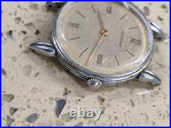 1940's Movado Cal. 75 Manual Wind Wristwatch. NOT WORK Good balance For Repair