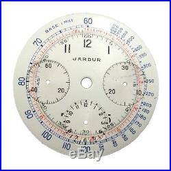 1940s Jardur Chronograph Dial Part Pilot's WW2 Watch Dial Repair 960 Series