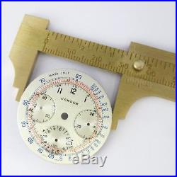 1940s Jardur Chronograph Dial Part Pilot's WW2 Watch Dial Repair 960 Series