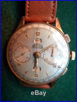 1940s WRISTWATCH ANGELUS CHRONODATO CHRONOGRAPH FOR PARTS OR REPAIR