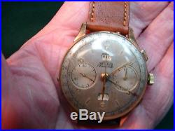 1940s WRISTWATCH ANGELUS CHRONODATO CHRONOGRAPH FOR PARTS OR REPAIR