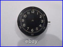 1942 Waltham 6/0'42 Wristwatch Movement Black/dial 16 Jewels 4 Parts Repair Htf